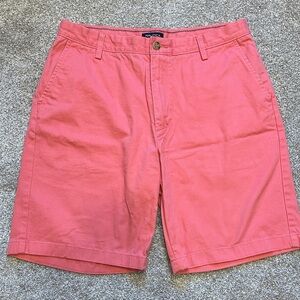 Nautica Men's Salmon Flat Front Shorts